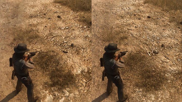 Vanilla game on the left, modded on on the right. - 2024-12-04