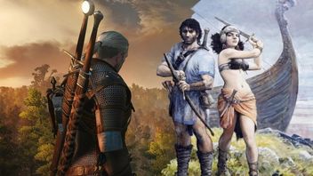 The Witcher Meets Thorgal in a Painting by Rosinski
