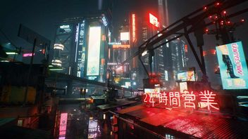 Cyberpunk Bug Lets Us Fly Over Night City