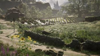 20 Minutes of Relaxation in Beautiful Scenery from Hogwarts Legacy