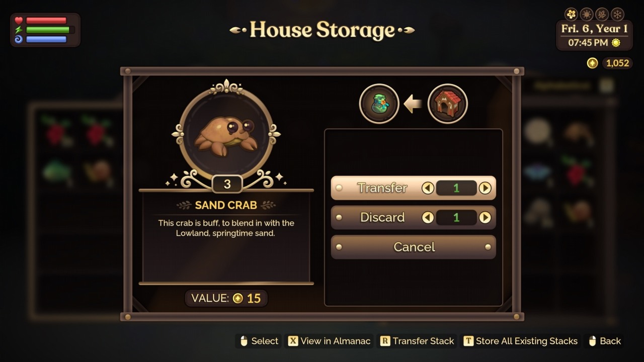 Fae Farm - How to Get and Use Shell Bits, image source: Fae Farm, developer: Phoenix Labs.