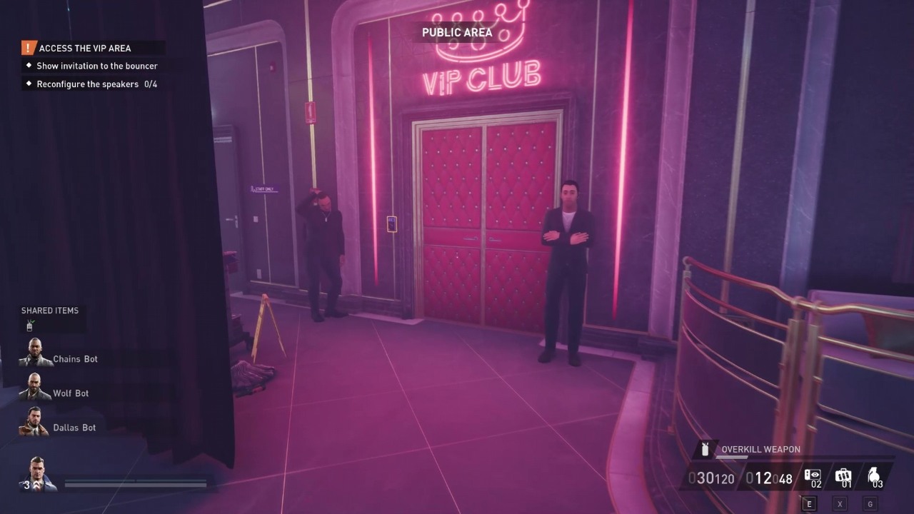 PayDay 3 Rock the Cradle - How to Get VIP Invitation and Blue Keycard, image source: PayDay 3, developer: Starbreeze Studios.