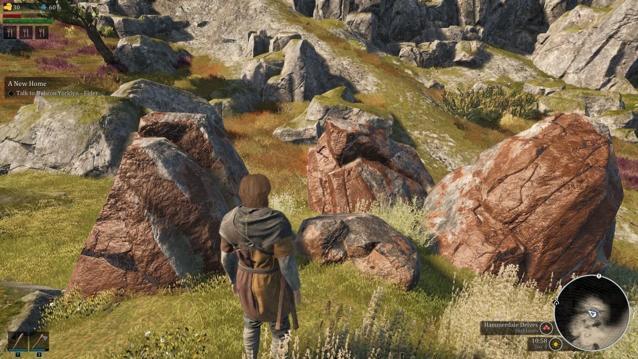 Where to Find Iron in Bellwright (Map), image source: Bellwright, developer: Donkey Crew.