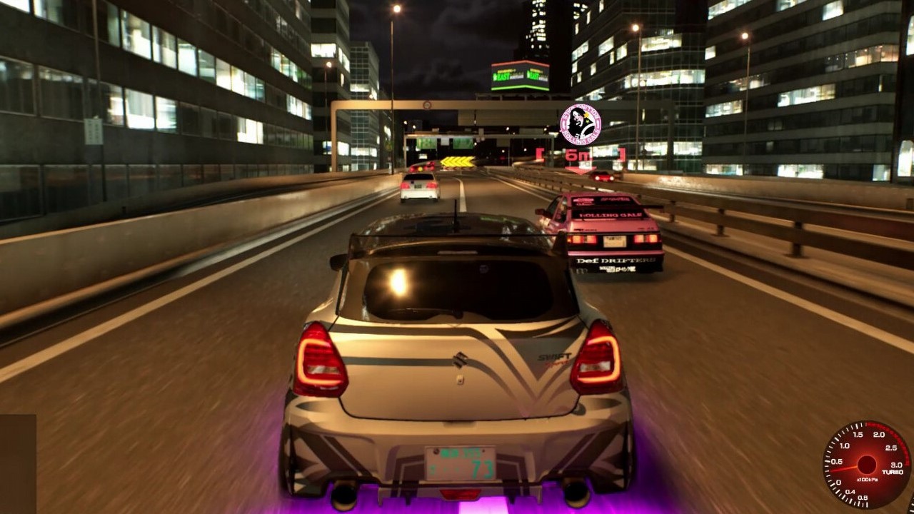Legal issues stopped Tokyo Xtreme Racer (TXR) release in Canada, image source: Tokyo Xtreme Racer, developer: Genki Co.,Ltd..