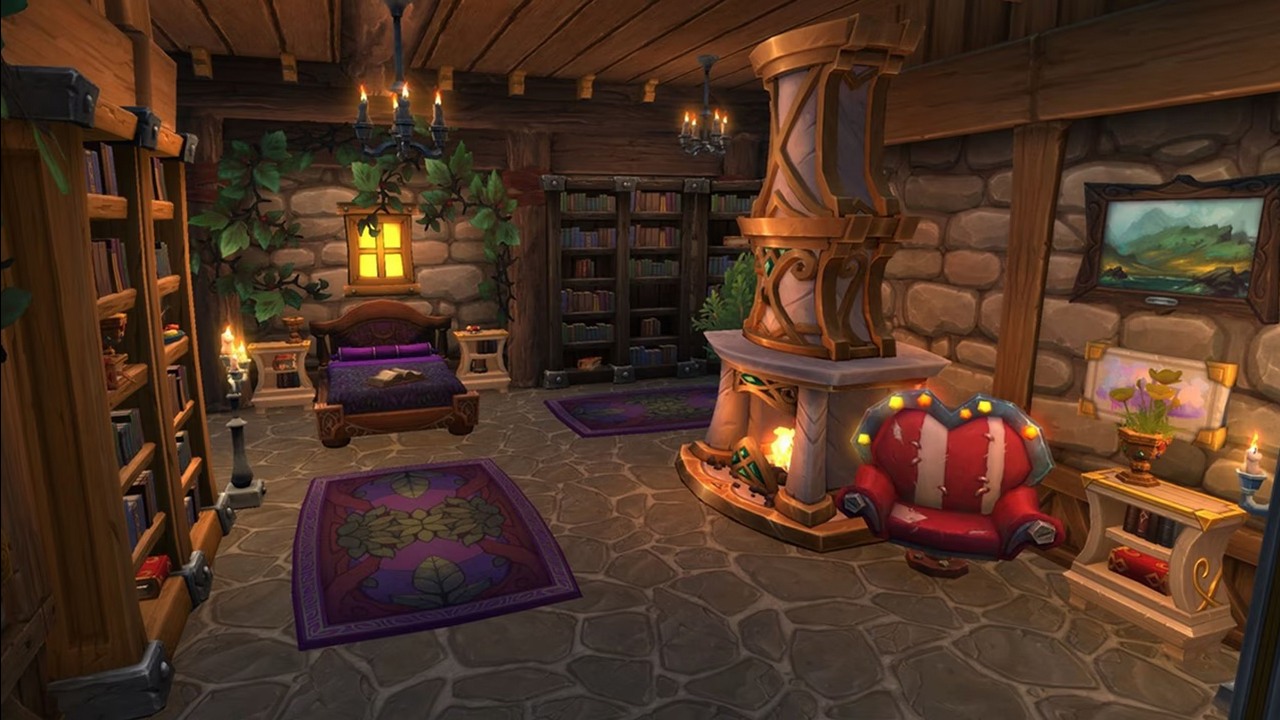 Blizzard surprised WoW fans with richness and sophistication of the player housing feature, image source: Blizzard Entertainment.